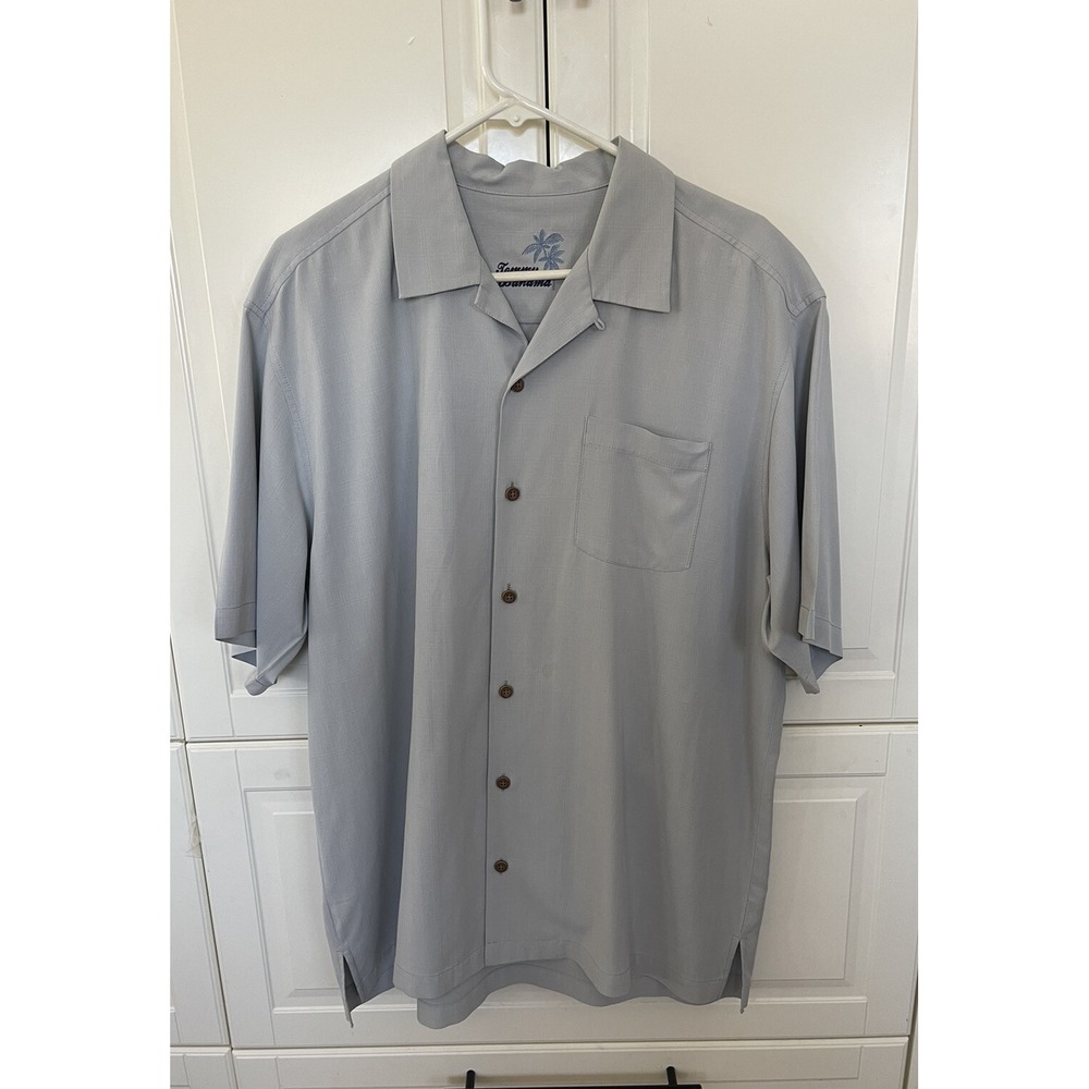 New Tommy Bahama 100% Silk Beach Shirt "Carry A Big Stick" Size L